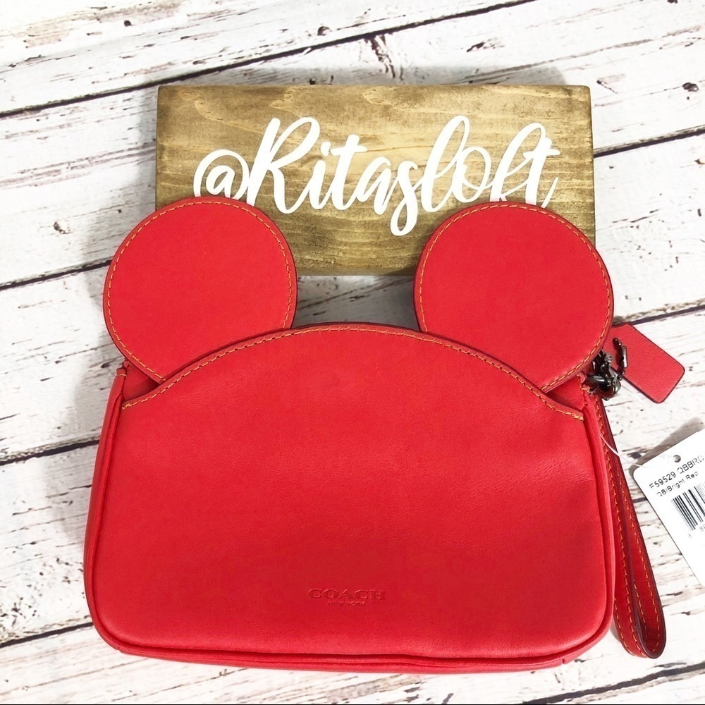 Disney X Wristlet in Glove Calf Leather‎  F59529 - Picture 2 of 5